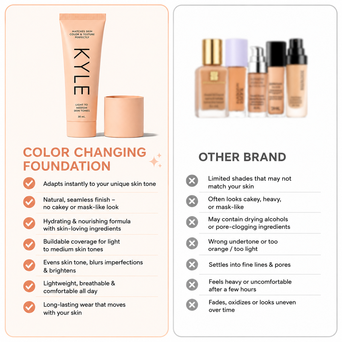 🔥Final 2 Hour 76% OFF🔥 Color Changing Foundation