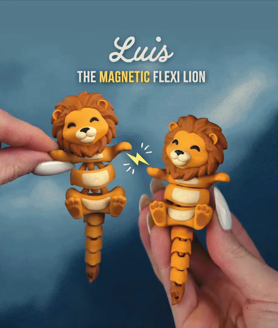 Connected by Heart: Flexi Magnetic Companions 🐾 (A Pair)