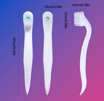 LIMITED DISCOUNT🎁Disposable Mini Travel Toothbrush🎁Pre-Pasted Toothbrushes with Toothpaste and Toothpick for Travel -✅Fluoride Free, ✅No Rinsing Needed, ✅Mint Flavor, ✅Fresh Breath Anywhere Anytime