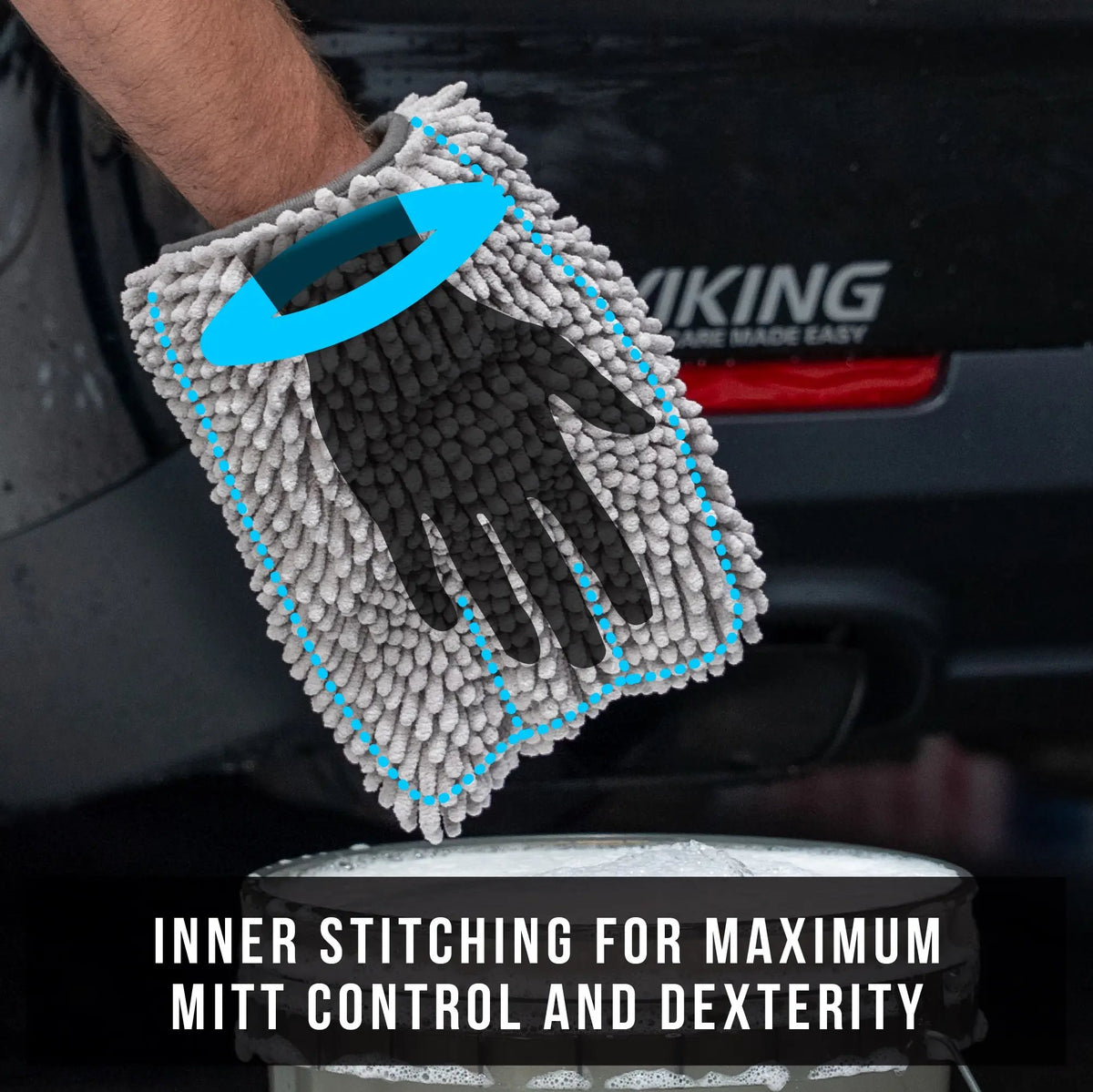 Thickened Chenille Car Wash Mitt