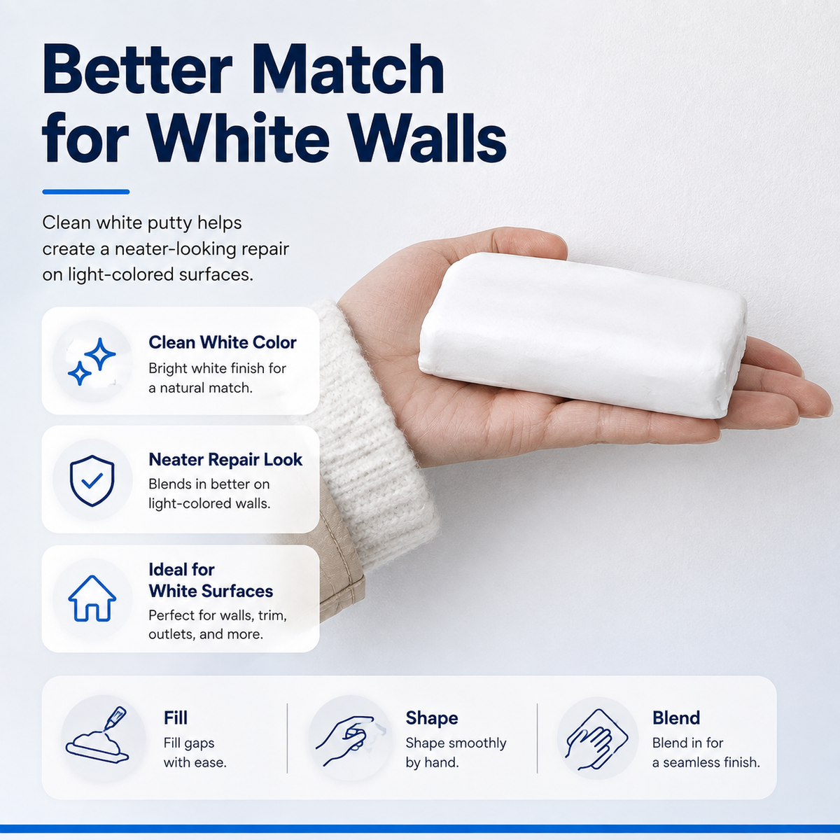 🎁BUY 1 GET 1 FREE🔥✅New-Multi-Purpose Wall & Pipe Sealing Clay🇺🇸-Ready-to-Use Sealing Putty for Wall Cracks, Holes & Pipe Gaps