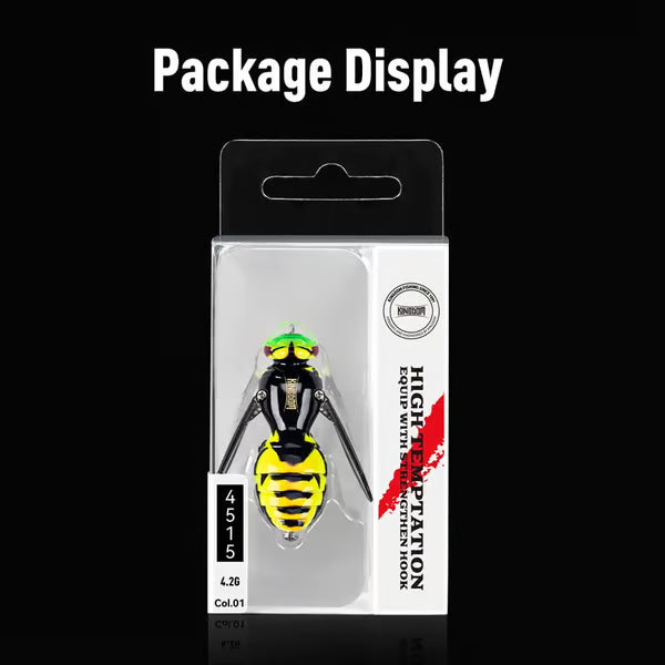 🔥 Last Day 49% OFF – 🐝 Bionic Wasp Topwater Lure That Triggers Explosive Strikes