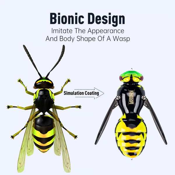 🔥 Last Day 49% OFF – 🐝 Bionic Wasp Topwater Lure That Triggers Explosive Strikes