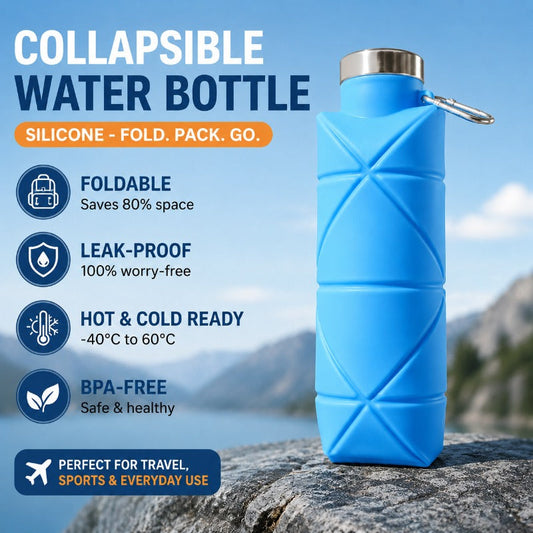 Compact Collapsible Travel Bottle