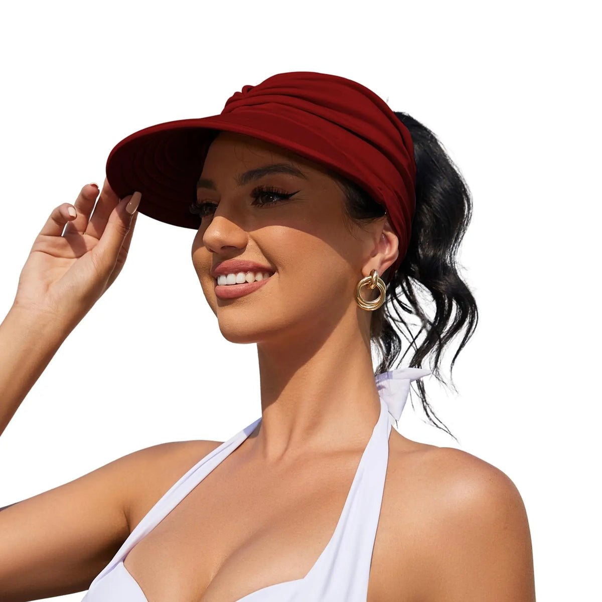 ⚡[BUY 1 GET I FREE] kammoc™  UPF 50+ Wide-Brim Sun Visor Hat 👒