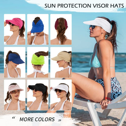 ⚡[BUY 1 GET I FREE] kammoc™  UPF 50+ Wide-Brim Sun Visor Hat 👒