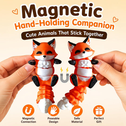 Connected by Heart: Flexi Magnetic Companions 🐾 (A Pair)