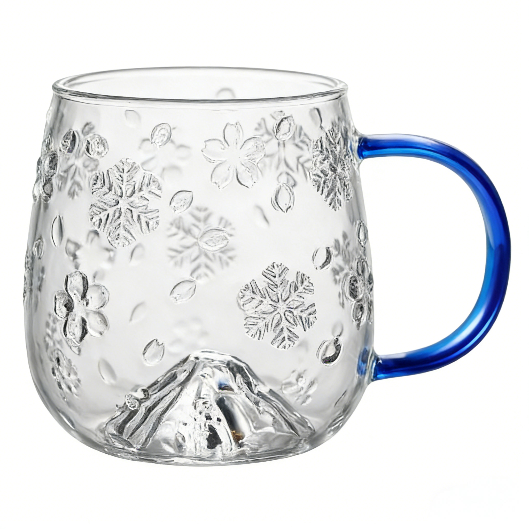 Snowflake Glass Cup