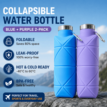 Compact Collapsible Travel Bottle