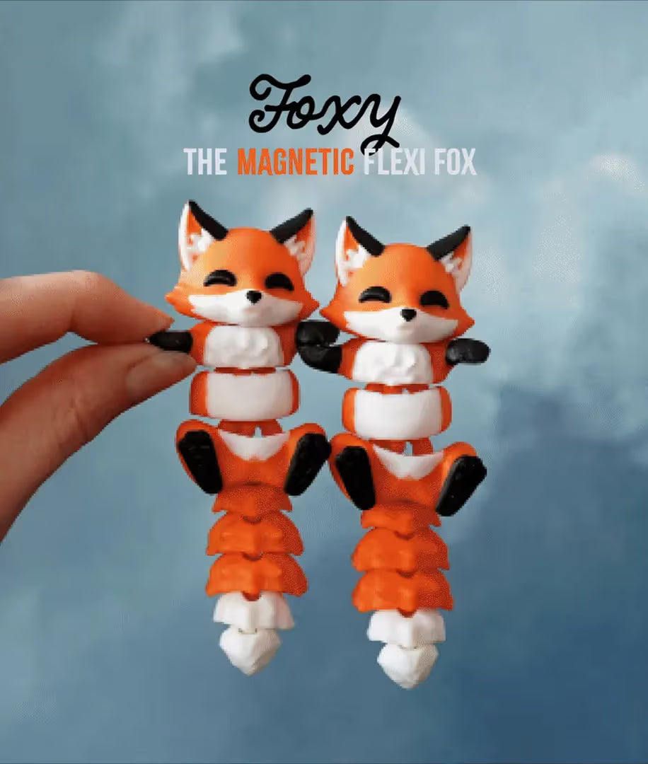 Connected by Heart: Flexi Magnetic Companions 🐾 (A Pair)