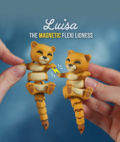 Connected by Heart: Flexi Magnetic Companions 🐾 (A Pair)
