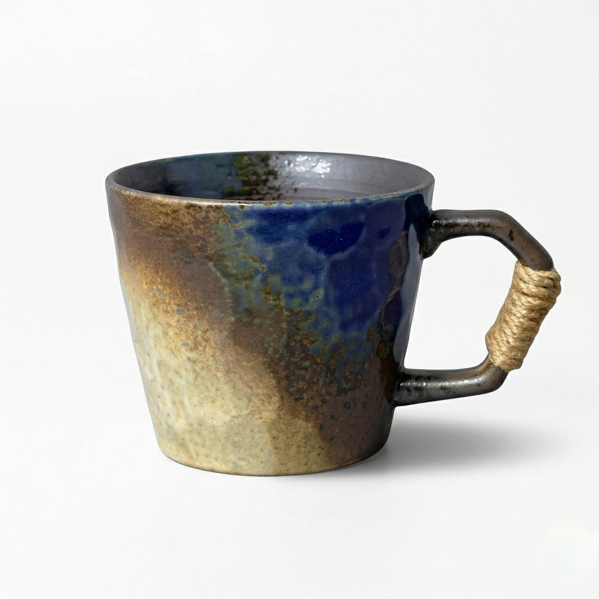 Wide-Mouth Tied-Rim Mug