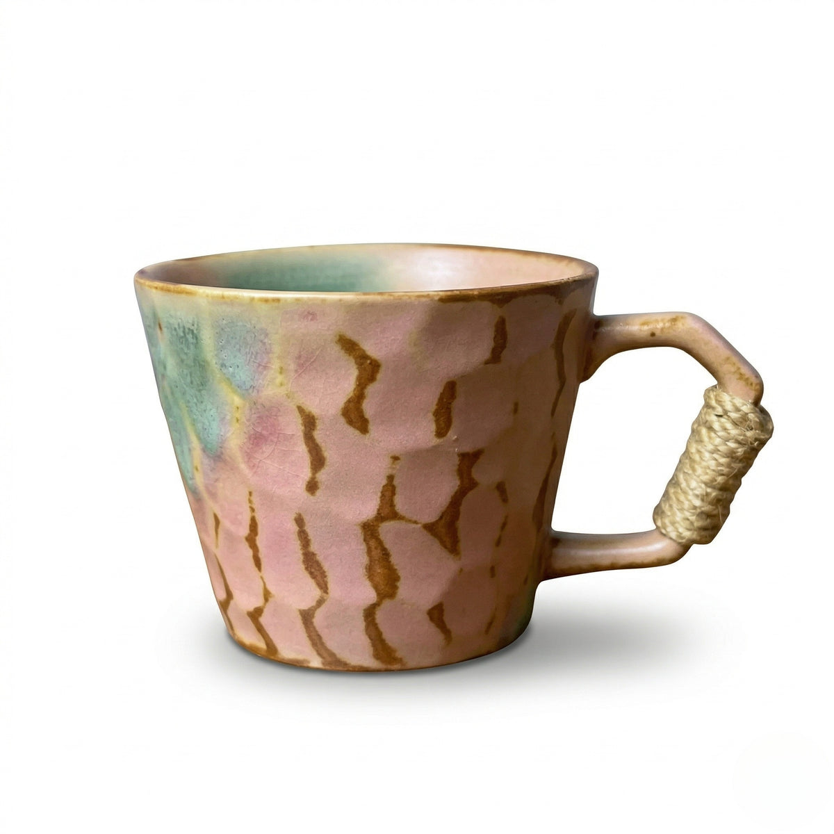Wide-Mouth Tied-Rim Mug