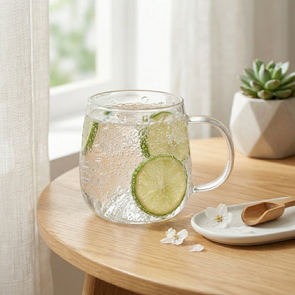 Snowflake Glass Cup