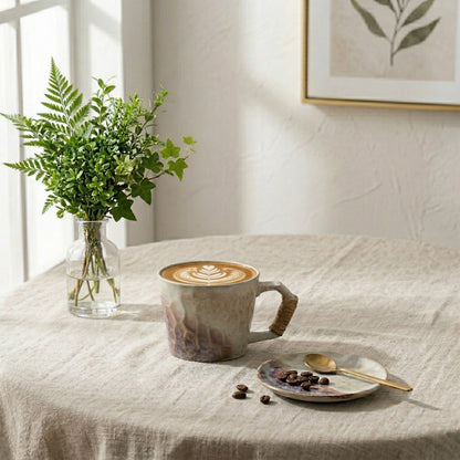 Wide-Mouth Tied-Rim Mug