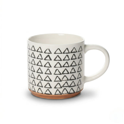 Geometric  Stoneware Mug