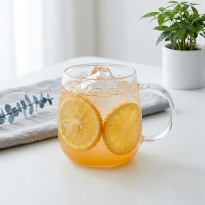 Snowflake Glass Cup