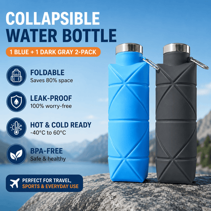 Compact Collapsible Travel Bottle