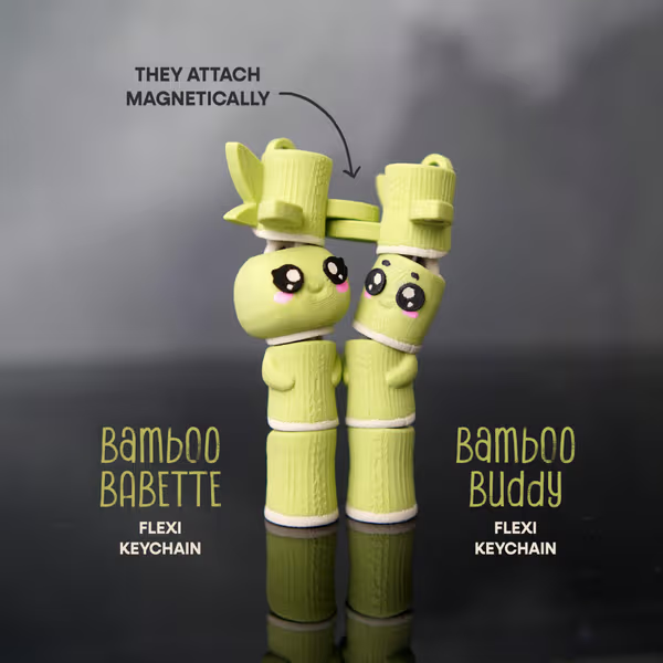 Connected by Heart: Flexi Magnetic Companions 🐾 (A Pair)