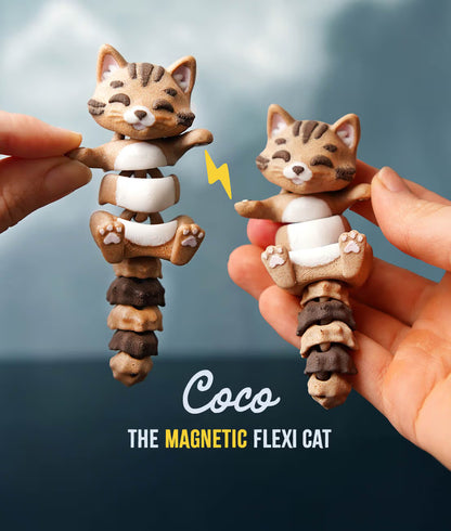Connected by Heart: Flexi Magnetic Companions 🐾 (A Pair)