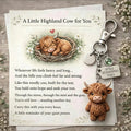 A Little Highland Cow For You Keychain