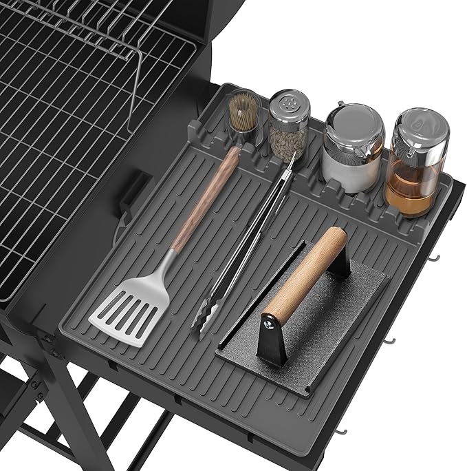 🌞Summer Sale 50% OFF🔥Silicone Grill Tools Mat with Drip Pad