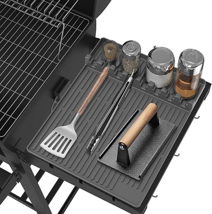 🌞Summer Sale 50% OFF🔥Silicone Grill Tools Mat with Drip Pad