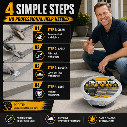 🔥Hot Sale 50% OFF🔥 Concrete Step Repair Adhesive